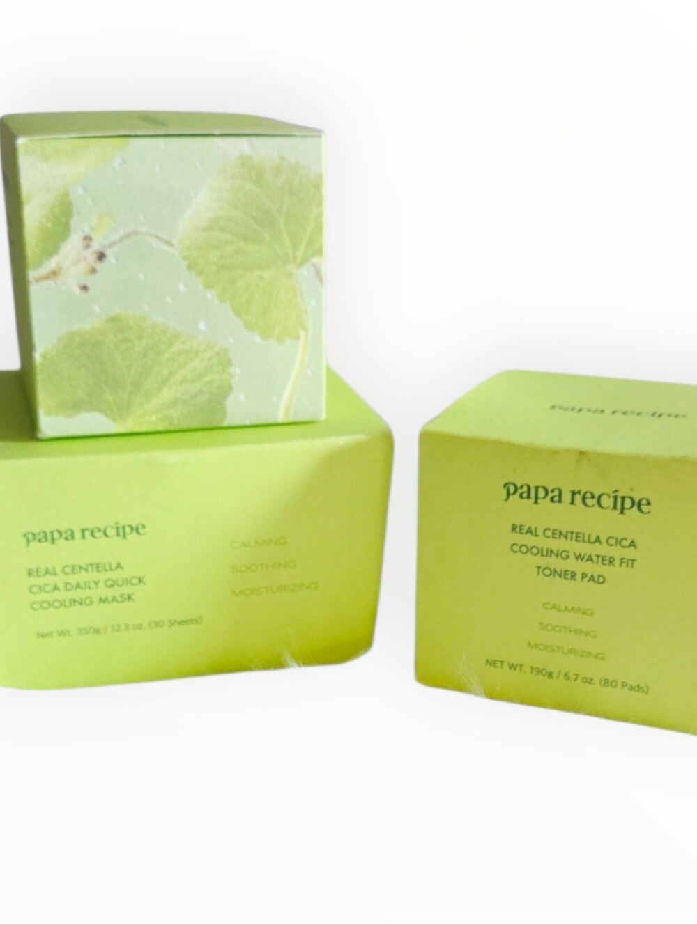 Papa Recipe Korean Beauty Cooling Skincare Set toner pads/ face masks